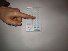 If you have the professional timing system, turn the pump on using this remote controller. Switch 10.